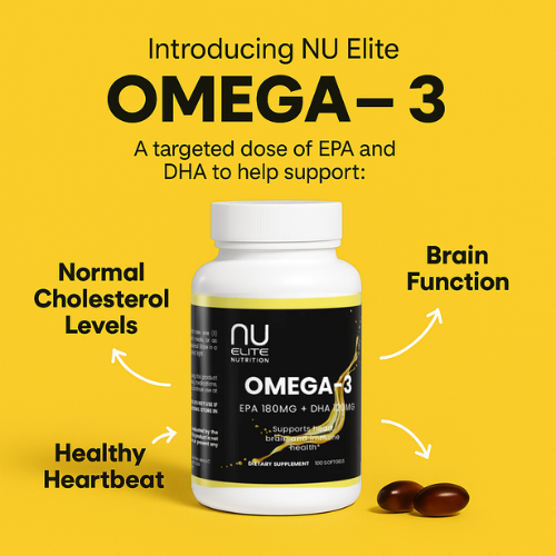 Unlock the Power of Omega-3: Support Heart, Brain & Immune Health with NU Elite Nutrition